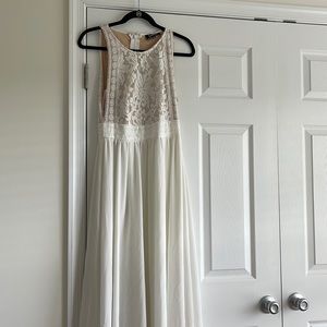Lulu’s White Maxi Dress